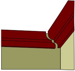 coped molding inside corner
