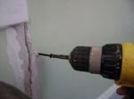 reinforcing plaster cracks with drywall screws