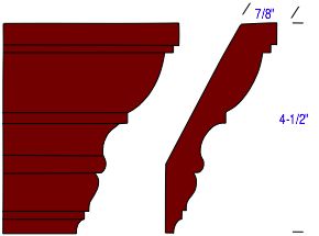 ogee and cove crown molding