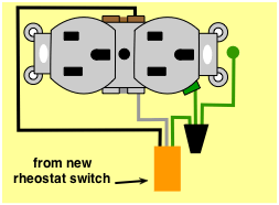 wiring diagram for a new switched outlet