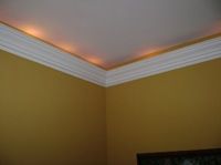 install crown molding lighting