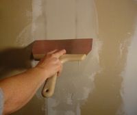 finishing drywall seam
