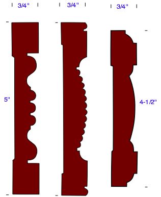 historic case moldings