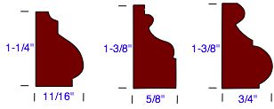 pictures of base cap molding profiles