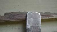 scraped wood siding
