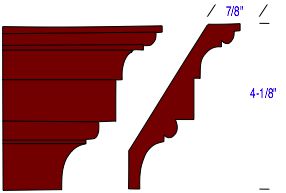cove and bead crown molding
