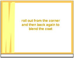 second step rolling paint on walls