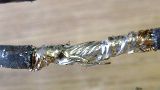 soldering a lamp cord splice