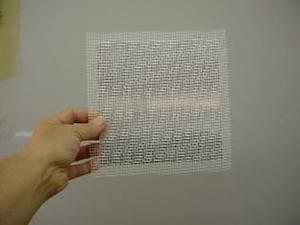photo self-sticking aluminum drywall patch