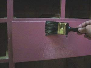 photo brushing crackle medium on a drawer front photo brushing crackle medium on a drawer front