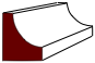 drawing of a cove molding drawing of a cove molding