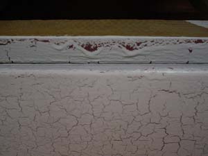 photo sagging crackle paint on a drawer front photo sagging crackle paint on a drawer front