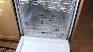 photo of a maytag dishwasher with the door opened photo of a maytag dishwasher with the door opened