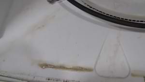 photo of stains on the inside of a dishwasher photo of stains on the inside of a dishwasher