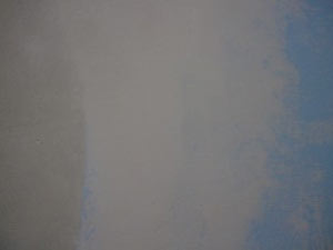 photo of a finished plaster repair