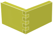 woodworking finger joint diagram