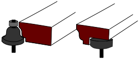 making base cap molding with a wood router