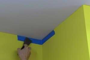 How To Paint A White Ceiling In A Room Do It Yourself Help Com
