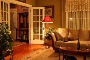 interior of a living room with french doors interior of a living room with french doors