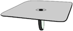 drawing of a plaster hawk drawing of a plaster hawk