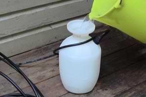 photo filling a pressure sprayer with oxygen bleach photo filling a pressure sprayer with oxygen bleach