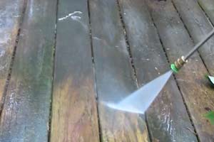 photo cleaning a deck with a pressure washer photo cleaning a deck with a pressure washer