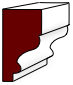 drawing of rake trim molding drawing of rake trim molding