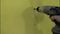 repairing a nail pop in drywall