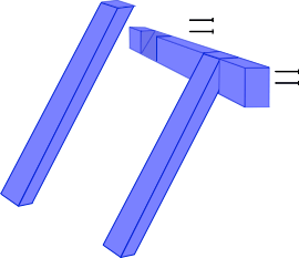 diagram for assembling folding sawhorses