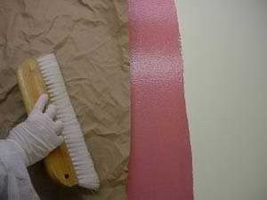 photo using craft paper to remove painting glaze from a wall photo using craft paper to remove painting glaze from a wall