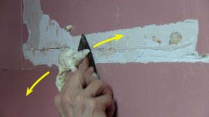 photo trimming cured spray foam on wall crack photo trimming cured spray foam on wall crack