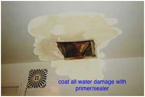 photo primer on ceiling water damage photo primer on ceiling water damage