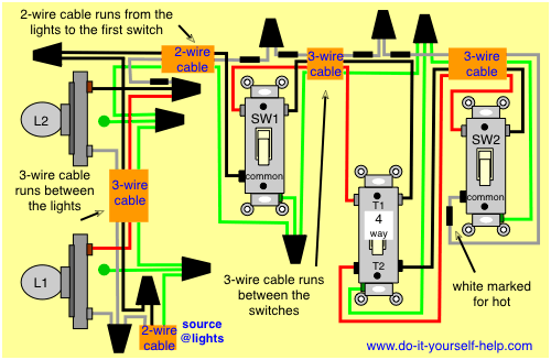 29 3 And 4 Way Switch Wiring Diagram