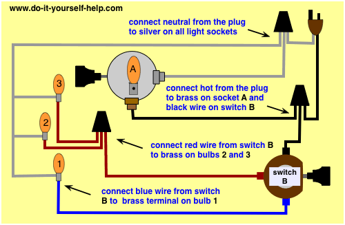 Lamp Switch Wiring Diagrams Do It Yourself Help Com,How To Cut Concrete Pavers
